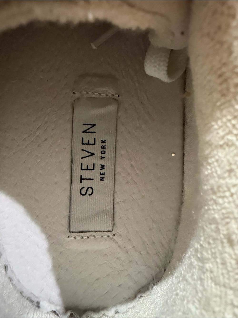 Steven New York Rubie Gold Glitter Star Sneakers Women’s 8.5 New - Picture 10 of 11
